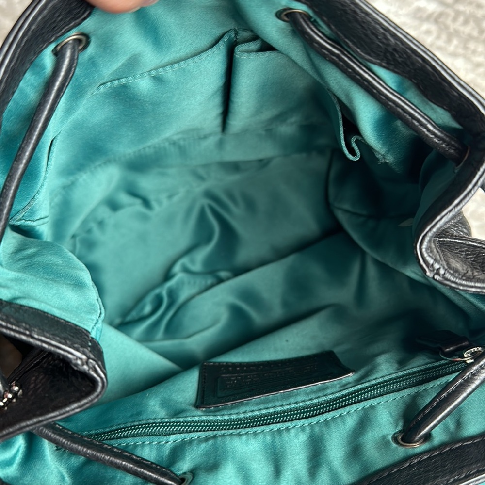 Coach F24385 Park Leather Black Backpack - Picture 5 of 7